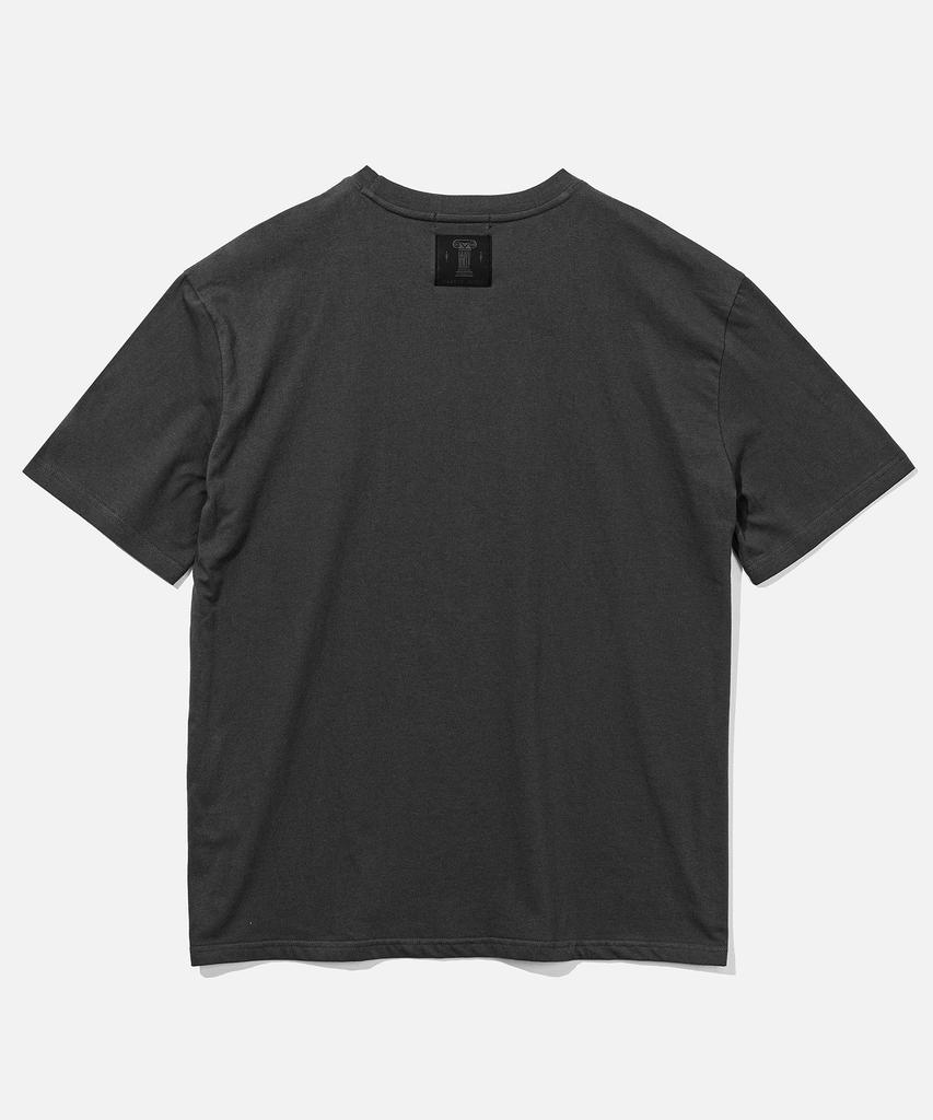 VASTIC Wide Shoulder T-Shirt_Charcoal