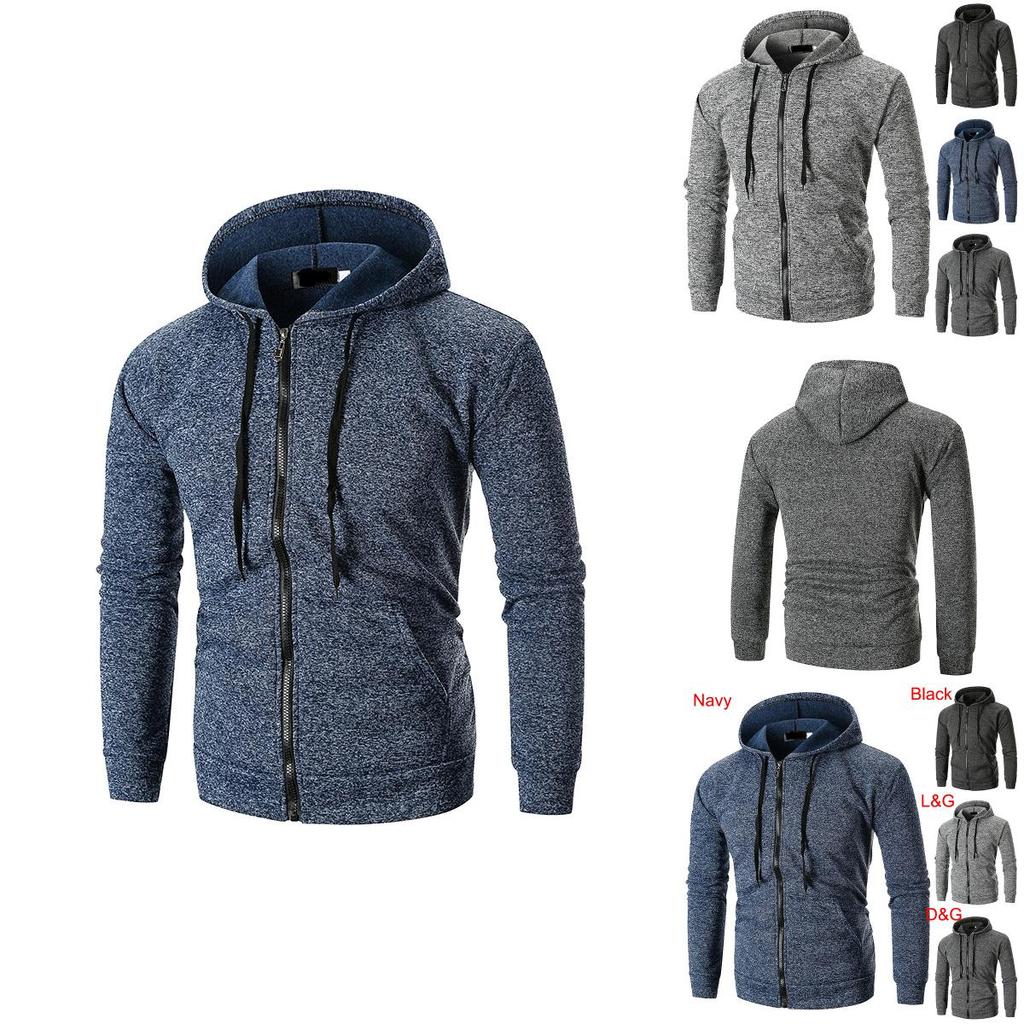 Premium Quality Men's Athletic Soft Sherpa Zip Up Hooded Hoodie Sweater Jacket Coat For All Seasons