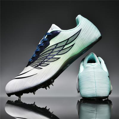 Men Women Track Field Sneakers New Spike Running Shoes Anti-slip Athletics Sneaker Unisex Lightweight Training Footwear