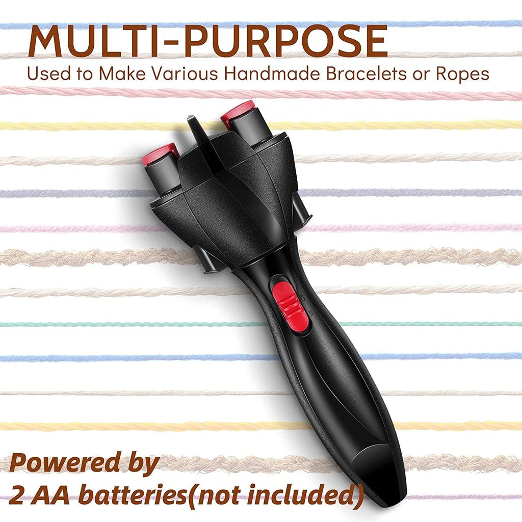 Trenzadora Automática de Cabello, Herramienta Electrónica para Trenzar el Cabello Máquina Trenzadora Retorcedor de Cabello Rodillo para el Cabello DIY para Enredar el Cabello DIY