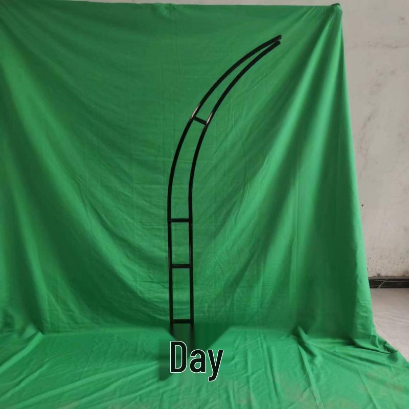 

Wedding Iron Arch Flower Stand - Ox Horn Gate for Outdoor Ceremony