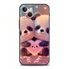 Cartoon Lovely Panda Phone Case for iPhone 16 15 14 13 12 Pro Max 11 Pro Max 7 8 Plus XS XR Shockproof Soft Shell Capas