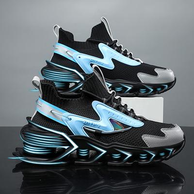Nouvelles baskets respirantes pour hommes, chaussures de course à lame, chaussures de tarining pour hommes, chaussures légères et décontractées de grande taille