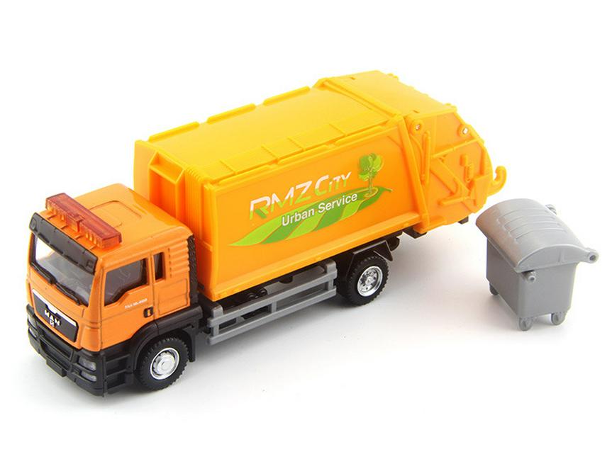 Ma Ke Da Alloy Car Model: Fire Truck, Tanker, Mixer, Garbage, Cement, Transport Vehicles