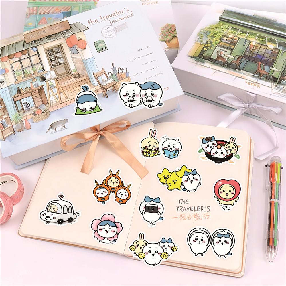 100Pcs/Set Chiikawa Series 02 Stickers DIY Scrapbooks Album Decor Decals Stickers