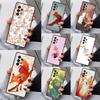 Watercolor Painting The Fox Phone Case For Samsung Galaxy S25 S23 S30 S8 S21 S20 FE S24 S22 Note 10 20 S8 Plus Lite Ultra