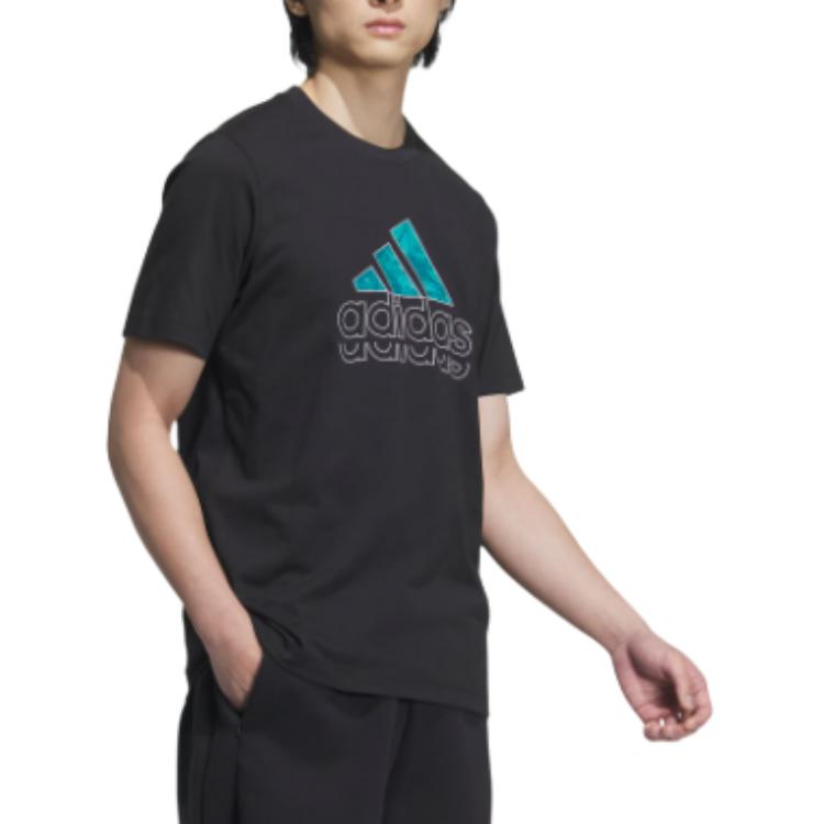 Adidas T Shirt Men's Black/White JE3202