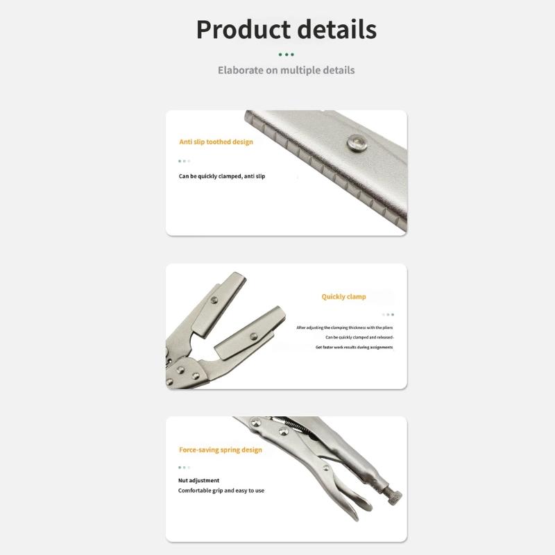 Ergonomic Design 10Inch Hose Clamping Tool Compact Lightweight Multifunctional for Home and Industrial Applications