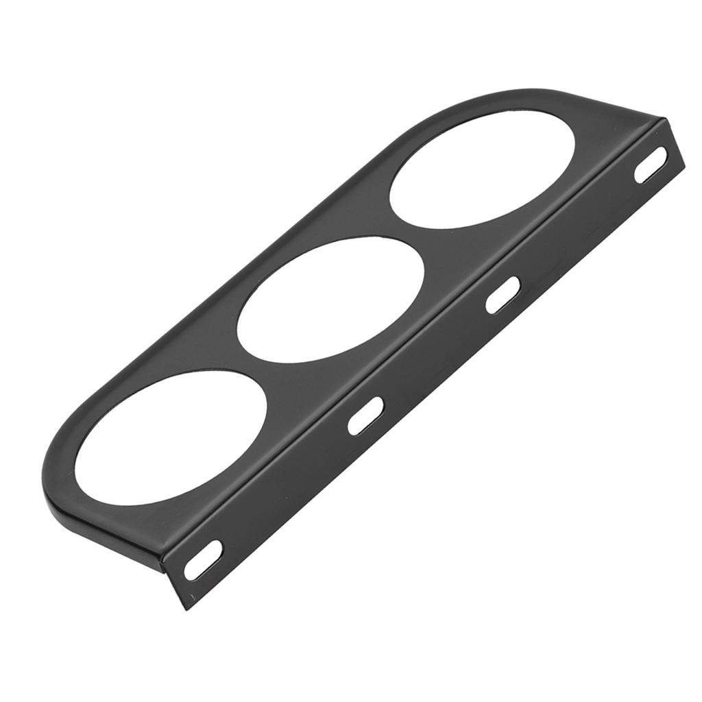 52mm/2in 3-Hole Triple Instrument Panel   Gauge Mounting Bracket Car Dashboard Meter Iron Holder