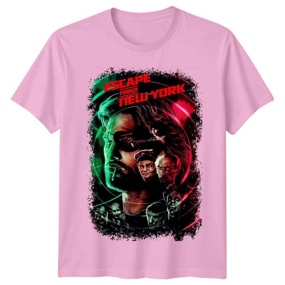 Escape From New York 1981 T-shirt Ispirata al Poster del Film Maglietta Retro Unisex