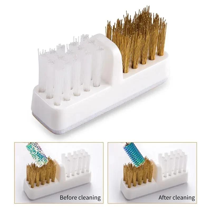 Copper Wire Brush Cleaner Grinding Head Electric Grinding Machine Soft and Hard Hair Dust Removal Nail Brush Nail Art Tools