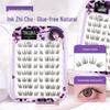 Original Light Girl Group Mo Zhi Chu Glue-Free Natural Manga Eyelashes - Realistic, Curled & Self-Adhesive for Beginners