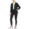 Nike Solid Color Zip-Up Hoodie With Brand Logo Print Jacket Women Jackets Black DD5625-010