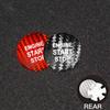 AIRSPEED Carbon Fiber Car Engine Start Button Sticker for Lexus IS250 IS200 IS300 ES350