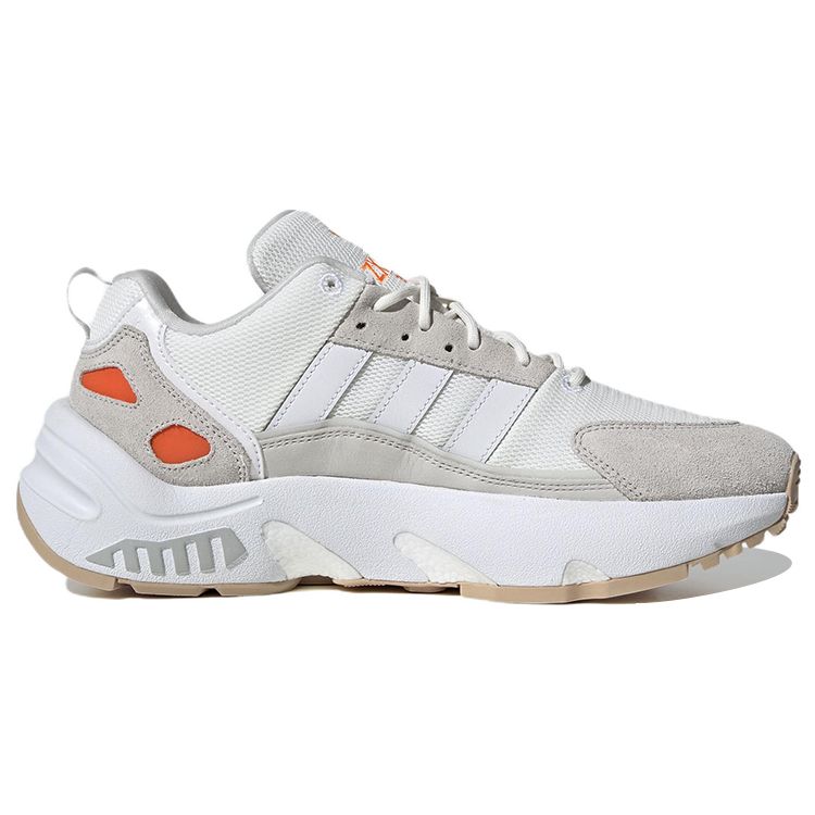 Adidas Oryginalne ZX 22 Boost Wygodna Amortyzacja Antypoślizgowe Odporne na Ścieranie Niskie Casualowe Buty do Biegania Trampki Unisex Białe HP2784