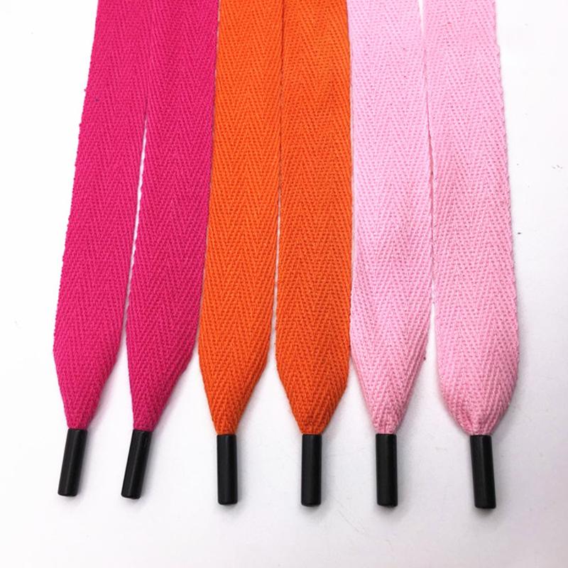 2cm Cotton Belt Sweatpants Drawstring Strap Metal Head Rope Hoodies Shoelace Decoration Accessories DIY Sewing Band Supplies