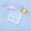 Cartoon Quicksand Silicone Molds Quicksand Casting Epoxy Mold Candy Silicone Mold Resin Jewelry Mold for Keychain Charm