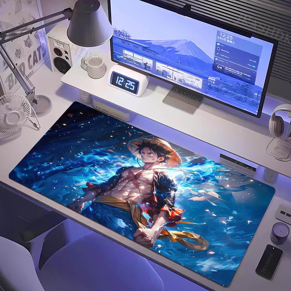 One Piece Gaming Mouse Pad Anime Gamer Keyboard Mouse Mat Speed XXL Rubber 900x400x2mm Cartoon Big Motbook Computer PC Mousepad