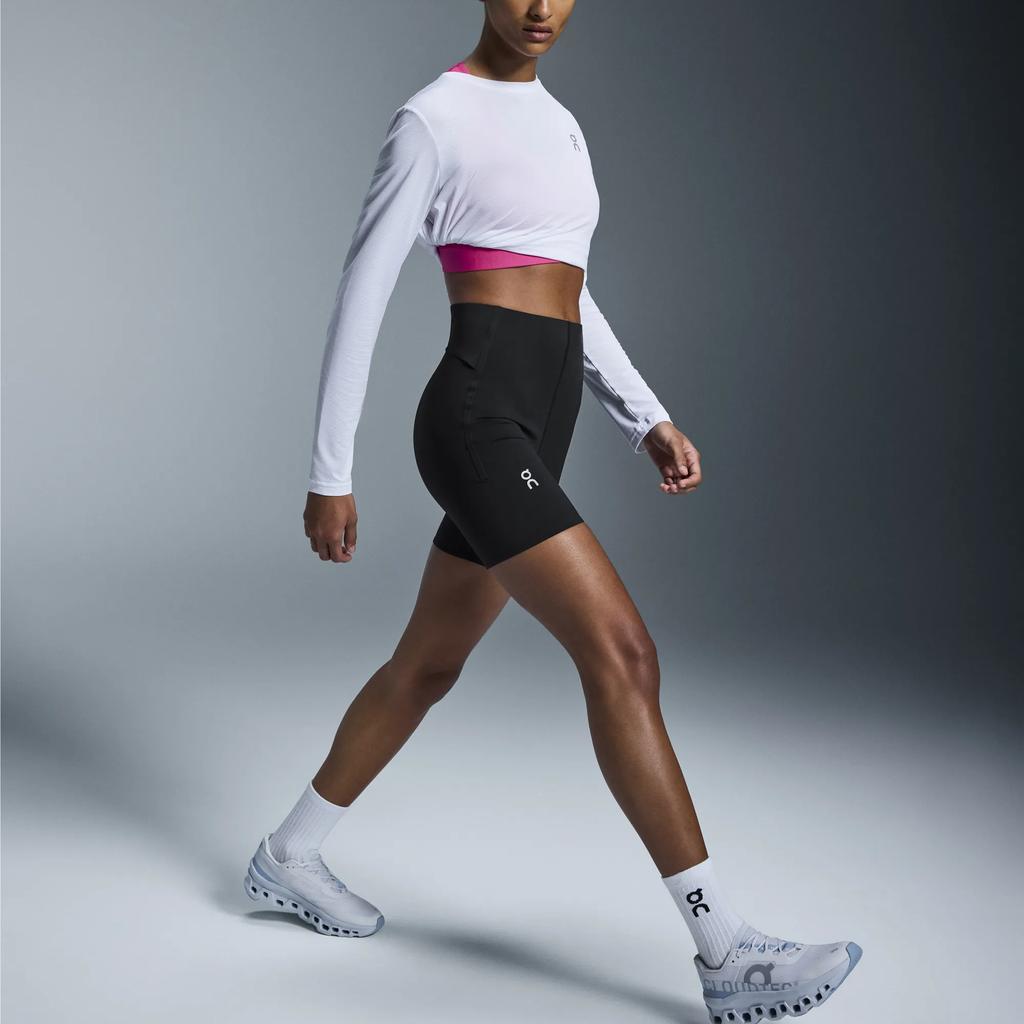 On Slim Fit Smooth Training Sports Shorts Women shorts Black 1WF12570553