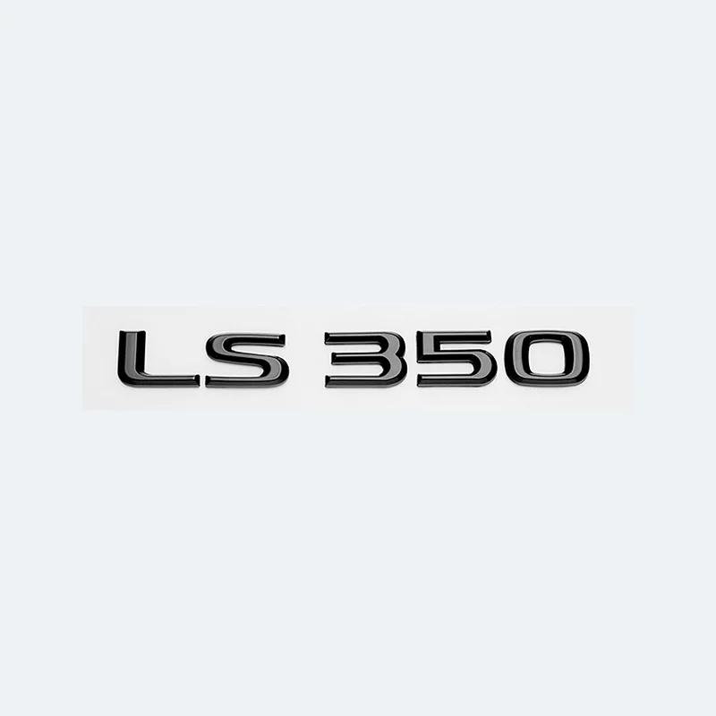 3D Chromowane Błyszczące Czarne Litery ABS LS350 LS400 LS460 LS460L LS500 LS500h HYBRID Emblemat Do Bagażnika Samochodu Lexus Odznaka Naklejka