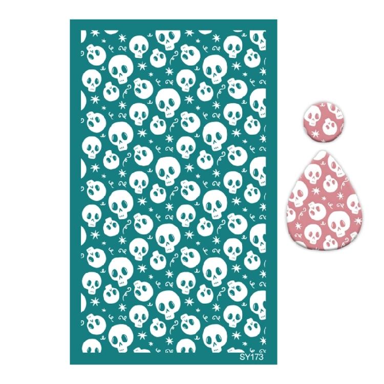 Halloween Themed Silkscreen Print Stencils for Clay Earrings Jewelry Making, Printing on Clay, Fabric