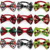 50/100pcs Christmas Pet Puppy Ties Dog Accessories for Pet Dog Bowties Pets Supplies Dog Grooming Product Dog Bow Ties Neckties