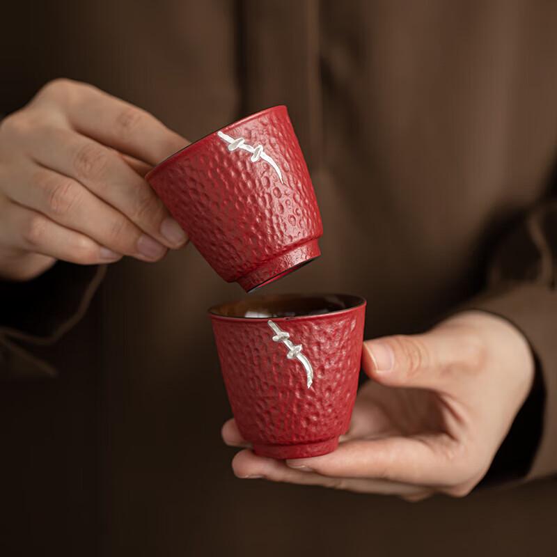 Sushic Ceramics Forbidden City Red Kung Fu Tea Set