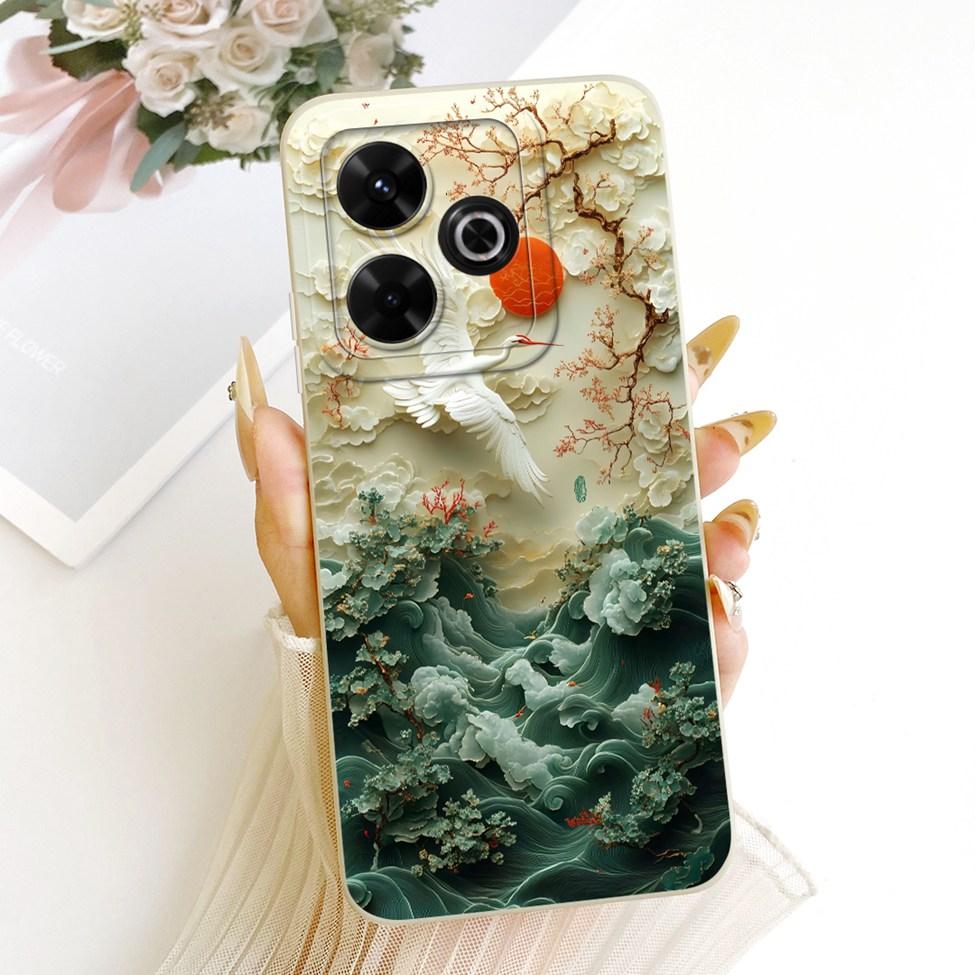 Casing For Redmi 13x 4G Cover Aesthetic Fashion Cartoon Cute Funny Painted Silicone Phone Case 2404ARN45A
