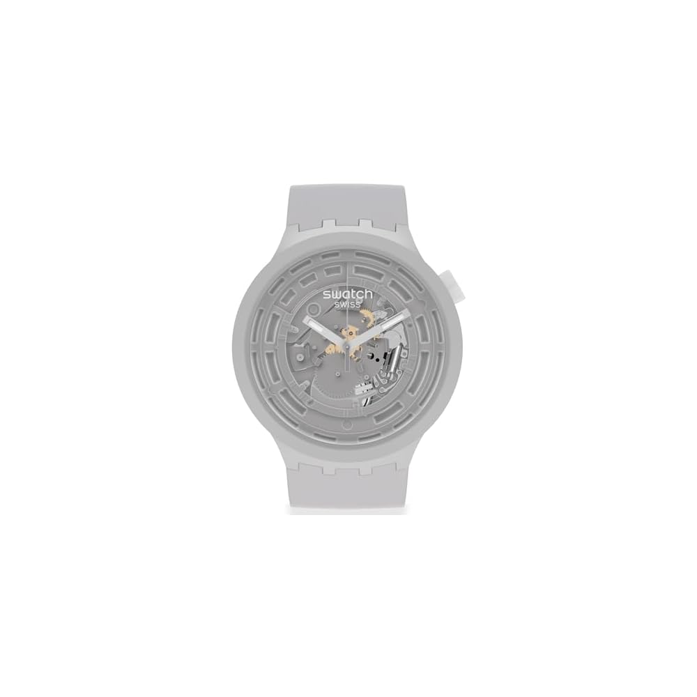 Swatch Big Bold Next C-Grey Men s Watch SB03M100, Water Resistant, Quartz Movement, Stylish Design