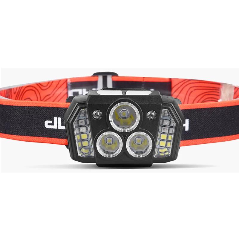 

Rechargeable Induction Headlight Led Cyclinglight Flashlight Camping Head Light Strong Work Headlamp Portable Fishing Head Torch no induction,1pc