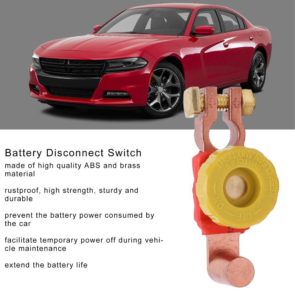 ABS and Brass Battery Cut Off Switch Adjustable Bolt Battery Master Switch  Maintenance Technician