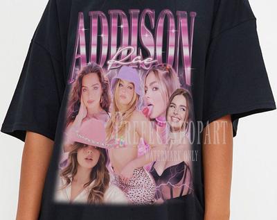 Addison Rae Vintage Retro Shirt, Addison Rae Tanz Hip Hop, Addison Rae Influencer Shirt, Tänzer Shirt, Shirt Für Mann Frau, Addison Rae T-Shirt