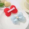 Cartoon Summer Kids Hairpin Fresh Sweet Bow sequin hairpin Small Spice bangs clip accessory