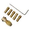 Precision Copper Drill Chuck Set For Motor Shaft Compatibility 7pcs/set