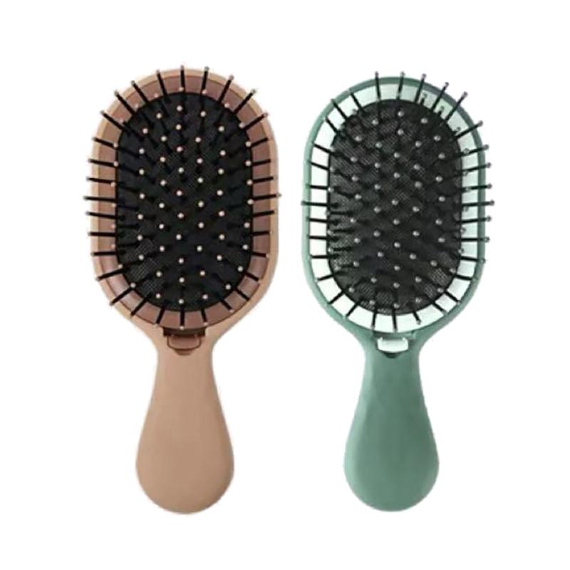Detachable Air Cushion Comb With Mirror Scalp Hairbrush Detangle Anti Static Salon Hairdressing Styling Tool For Straight Curl