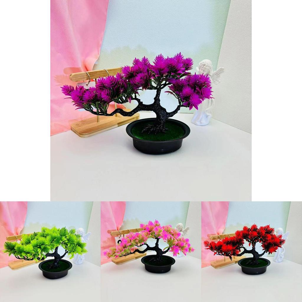 The Pine Greeting Guests Plastic Greenery For Garden Decor And Tabletop Display