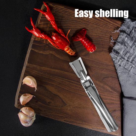Crawfish Peeler Tool Stainless Steel Seafood Shelling Tool Multifunctional Shrimp Peeler Shucker Essential Kitchen Gadget