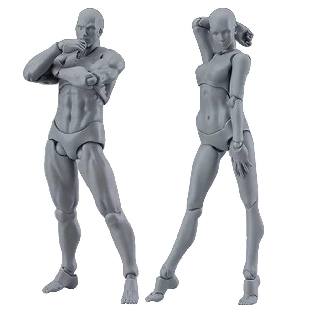 For Artists Man and Woman Human Postures Figure Model Drawing Figures Action Figure Human Mannequin