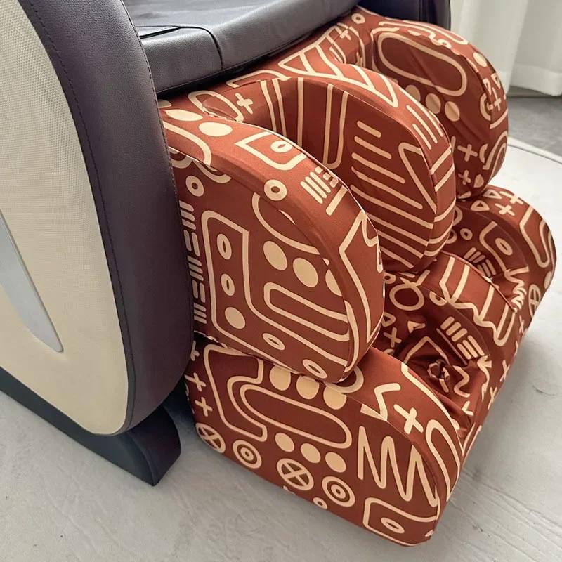 Full Body Shiatsu Massage Chair Lower Body Protective Cover Soft Stretch Fabric Washable Cover Reclining Chair Dust Proof Cover