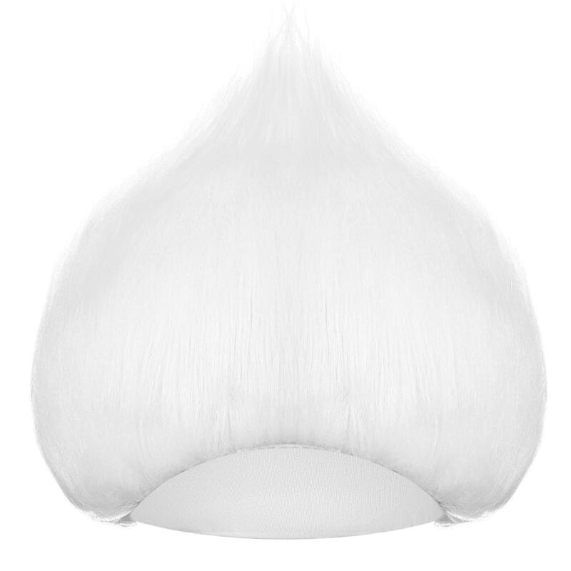 Troll Wig Synthetic Hair Wig Colorful Fluffy Pointed Funny Party Wig Tall Hair Headpiece for Halloween Carnival Cosplay Props