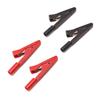 Pack Of 4 Insulated Alligators Clip With 2mm Banana Plug Suitable For Electrical Testing DIY Projects School Experiments