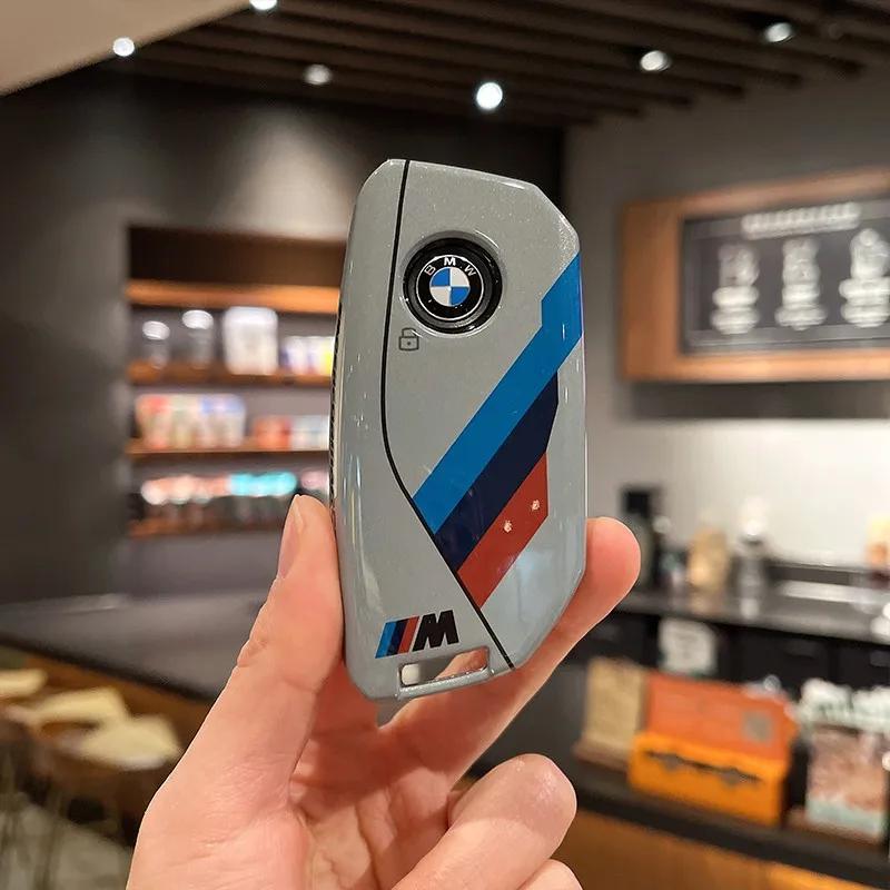 

Car Remote Key Case Cover Shell For BMW 7 Series G70 G09 XM U06 G81 M3 2023 i7 X7 G07 LCI iX I20 X1 U11 Protector Fob