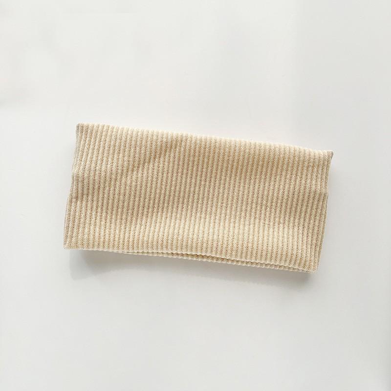 Einfarbige Strick-Stirnband, Elastisches Haarband im koreanischen Stil, Sport-Stirnband für Damen, Schweißabsorbierend, Mehrere Farben