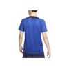 Nike Color Block Letter Logo Print Crew Neck Pullover Short Sleeve T-Shirt Men T-Shirts Blue DJ8586-496