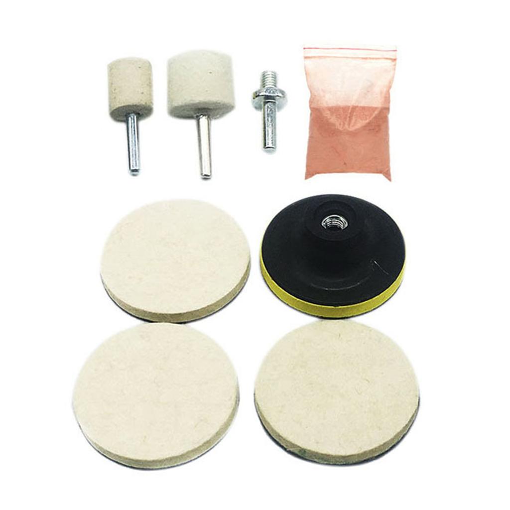 Cerium Oxide Glass Polishing Powder Window Windscreen Windshield Scratch Remover Repair Waxing Polish Pad