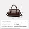 Urban Simple Style Women's Crossbody Bag Handbag Shoulder Bags Retro Large Capacity Soft PU Leather Tote Bag for Daily Use
