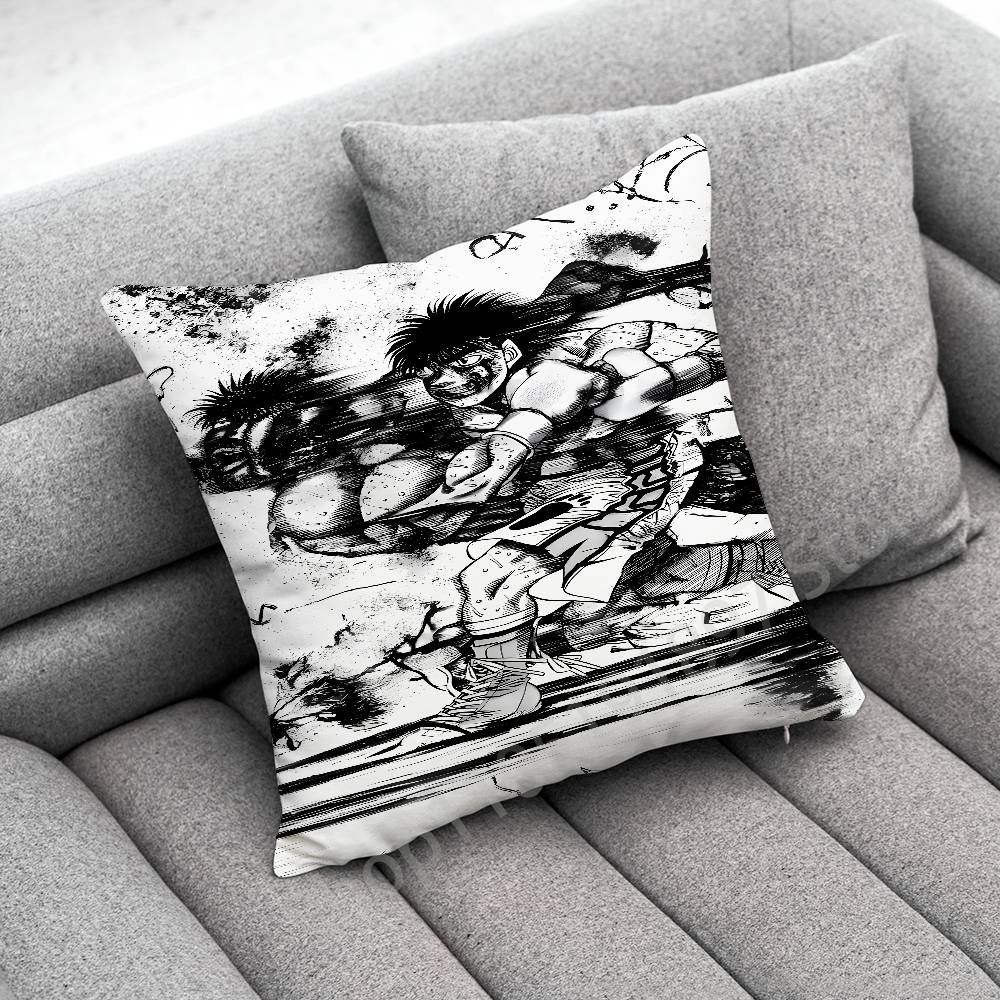 Boxing H-Hajime no Ippo Makunouchi Throw Pillow Case For 45x45cm 40x40cm 30x30cm 50x50cm 55x55cm Square Home Pillowcase Case