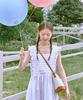 Anoetic Anc Frill Sleeveless Dress_White