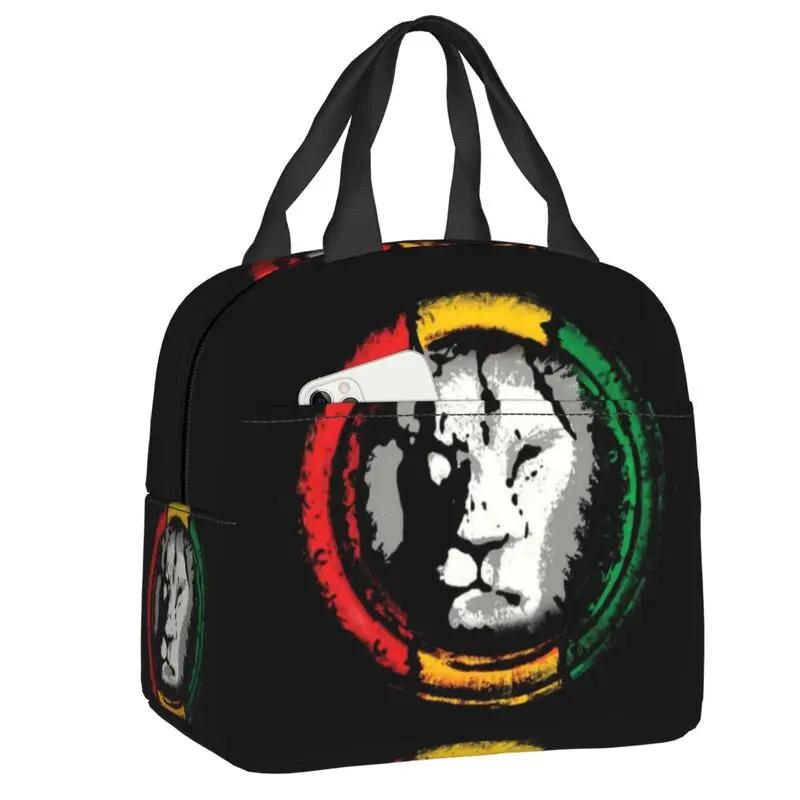 Sac à déjeuner isotherme avec drapeau jamaïcain pour femmes Patriotisme Réutilisable Thermique Refroidisseur Boîte à lunch pour repas École