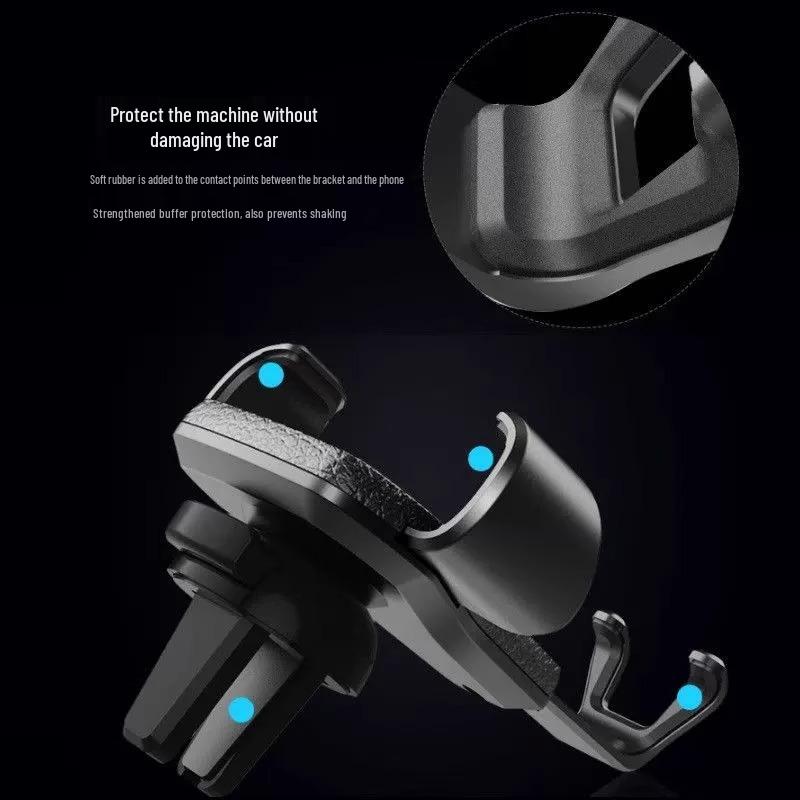 Gravity-Sensing Car Phone Holder with Air Vent Bracket